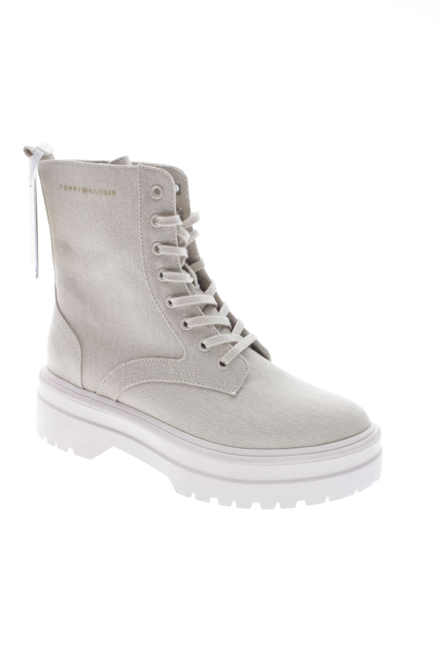 Bottes de Tommy Hilfiger de la taille 39, de couleur beige de