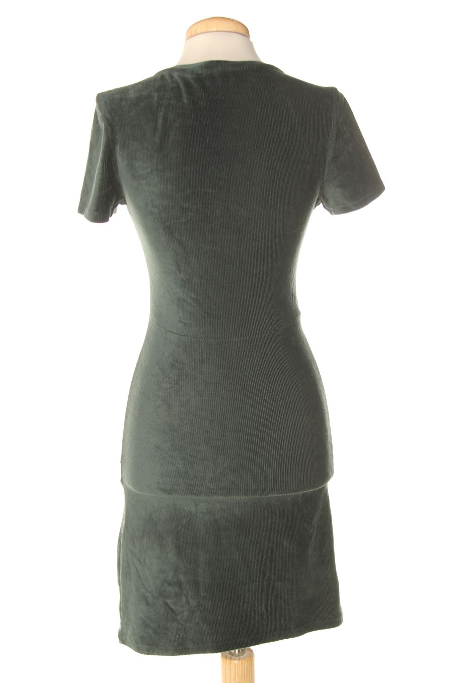 Robe casual Pull & Bear de la taille S, de couleur vert