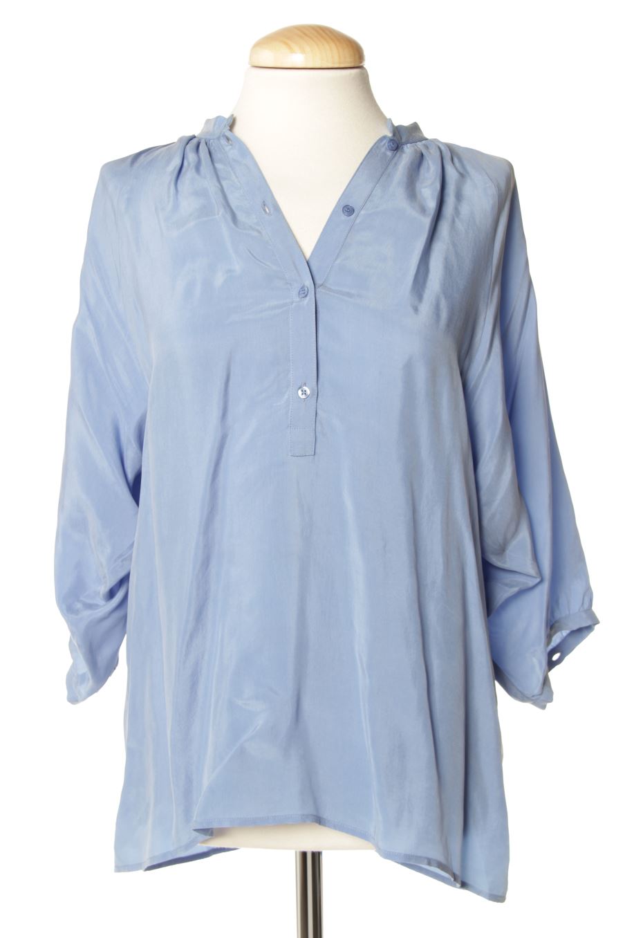 Blouse à manches longues Maje de la taille S, de couleur bleu