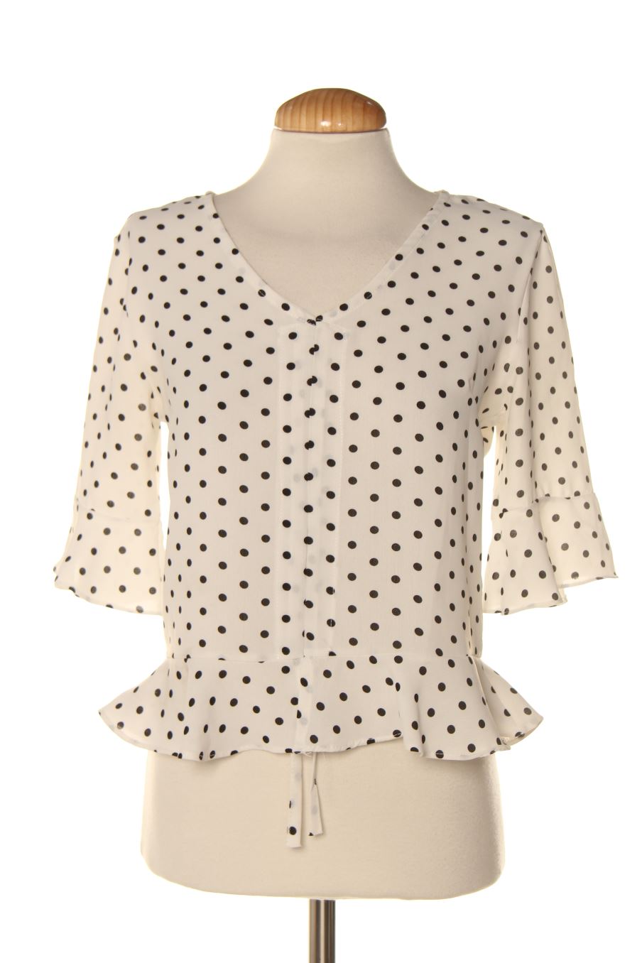 Blusa a maniche corte de PERCENTIL de la talla S, de color bianco