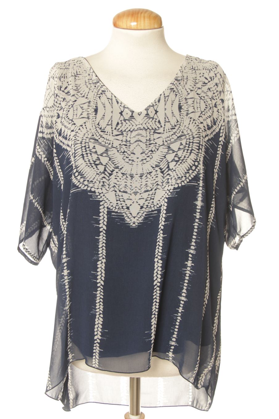 Blouse à manches courtes Punt roma de la taille L, de couleur imprimés