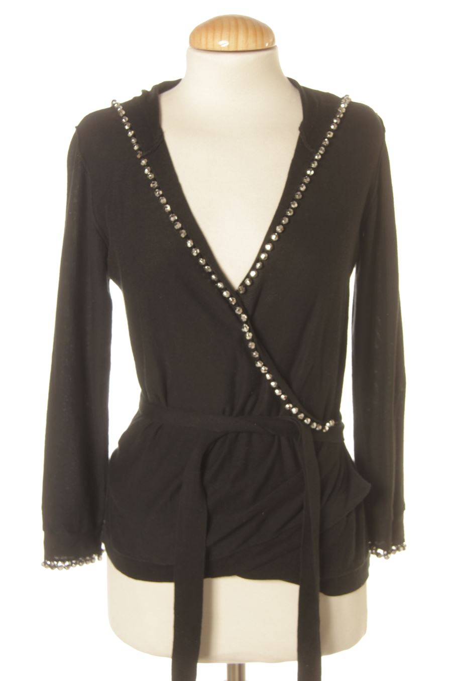Gilet Sonia Rykiel de la taille S, de couleur noir