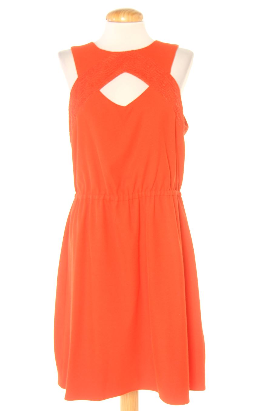 Robe casual Naf Naf de la taille 42, de couleur rouge