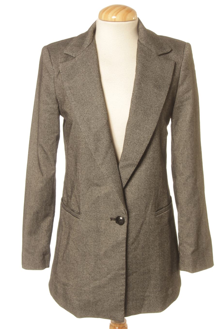 Blazer MANGO SuiT de la taille 34, de couleur gris
