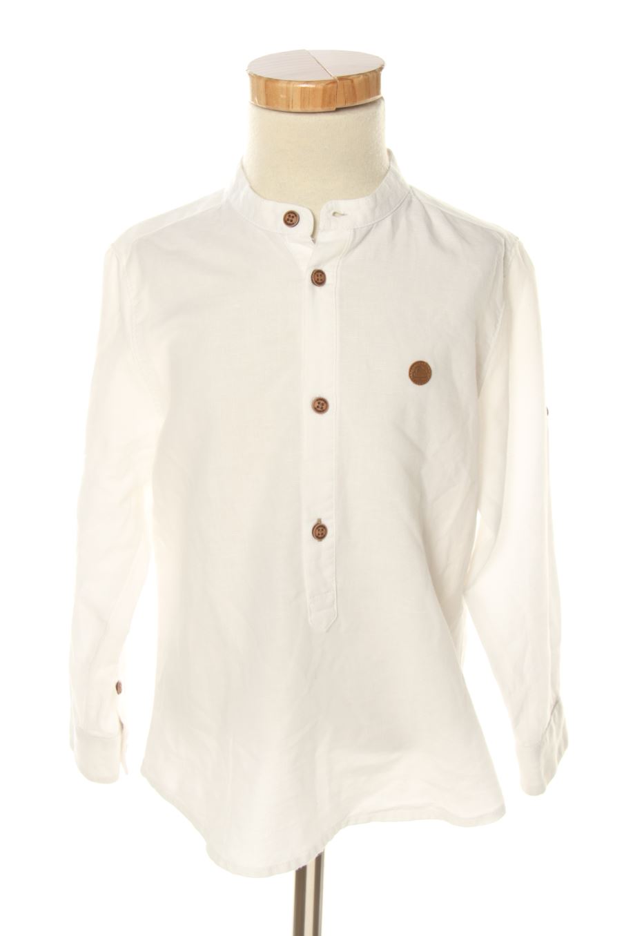 Chemise Mayoral Bébé Taille 86 - Manches Longues Grise Avec Imprimé Animaux - État Correct