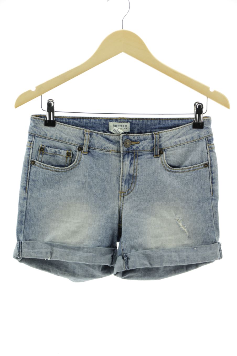 Shorts Forever 21 de la taille 36, de couleur bleu de denim