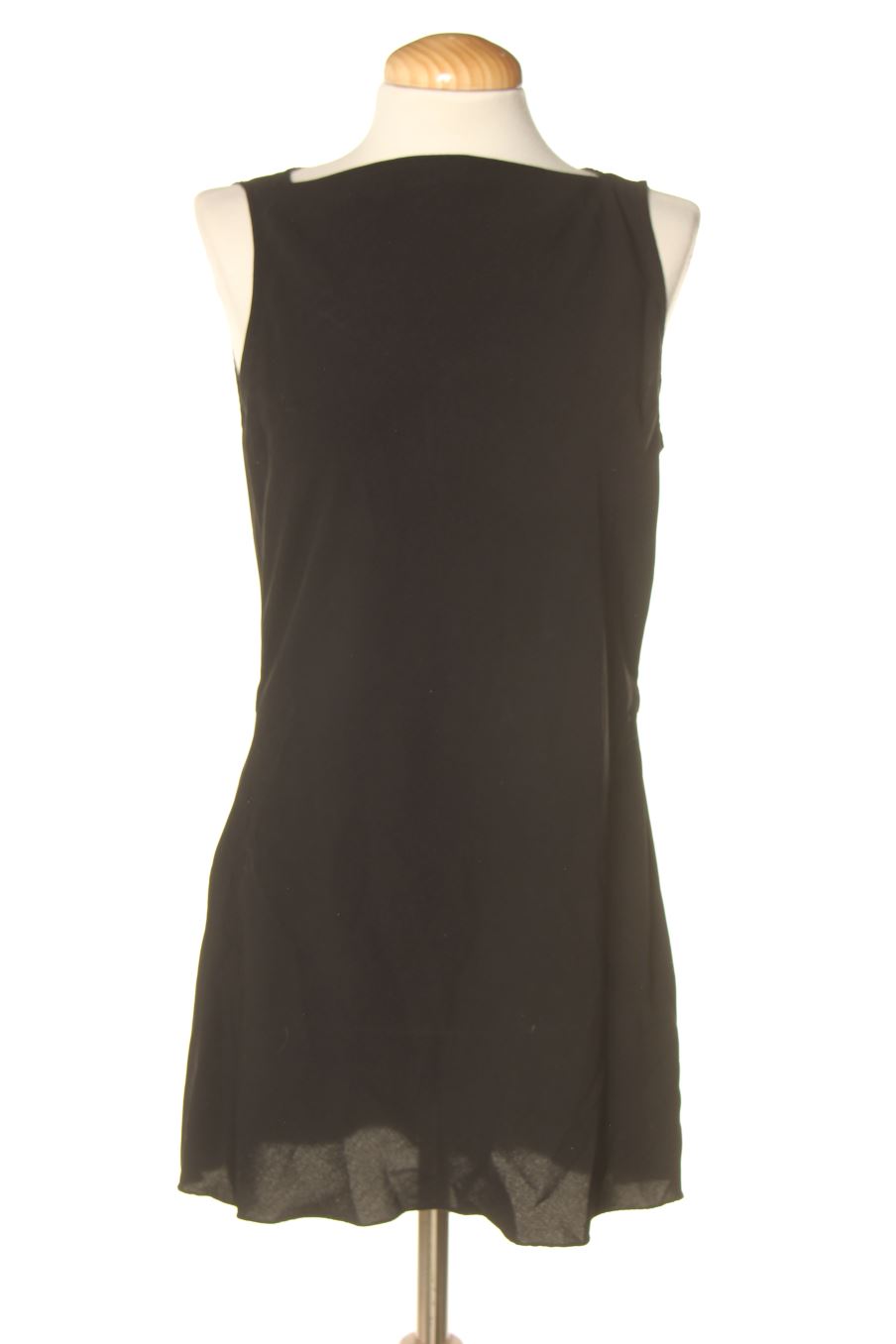 Vestido casual de Mango de la talla S, de color negro