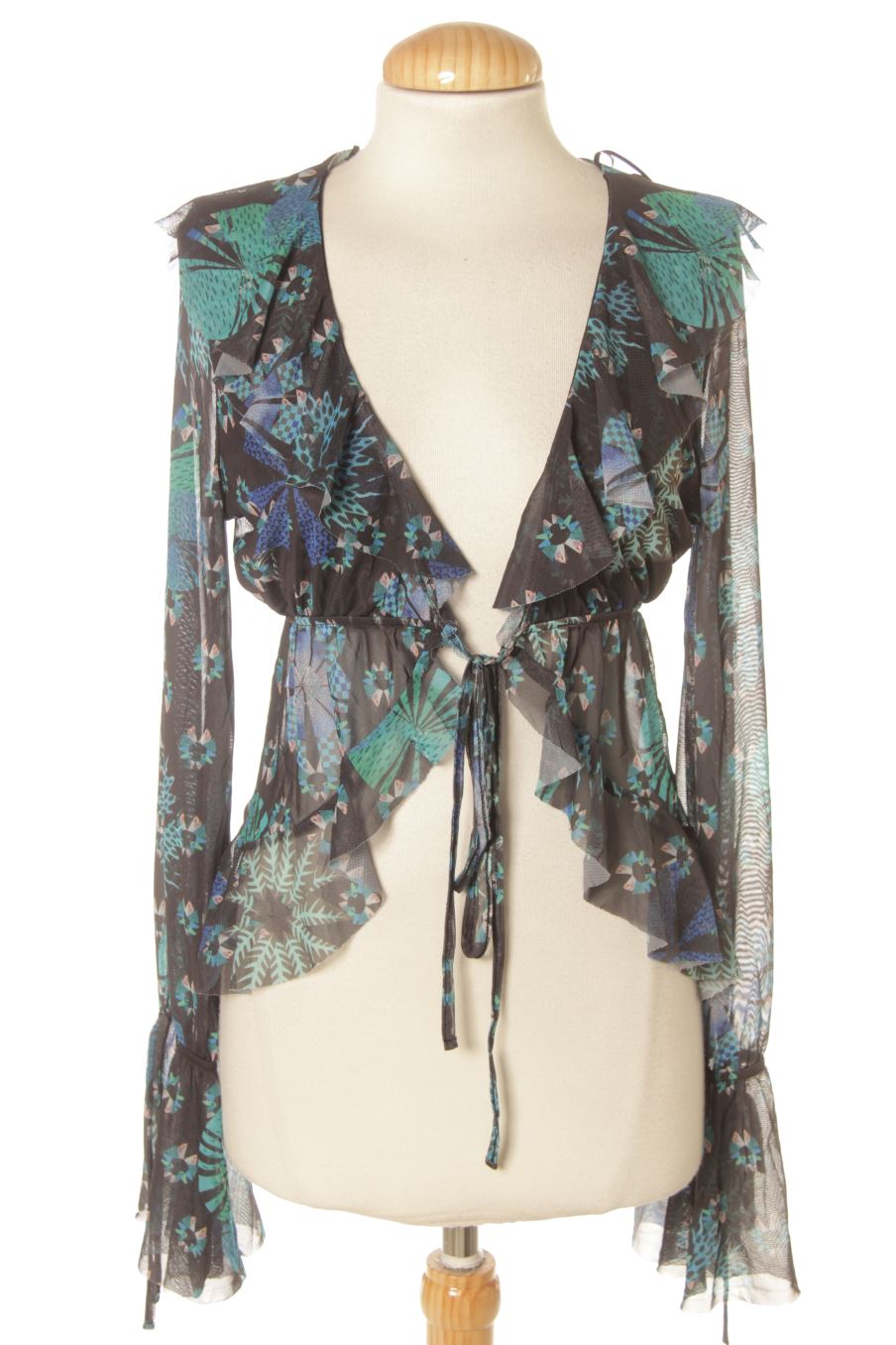 Blouse à manches longues Desigual de la taille M, de couleur imprimés