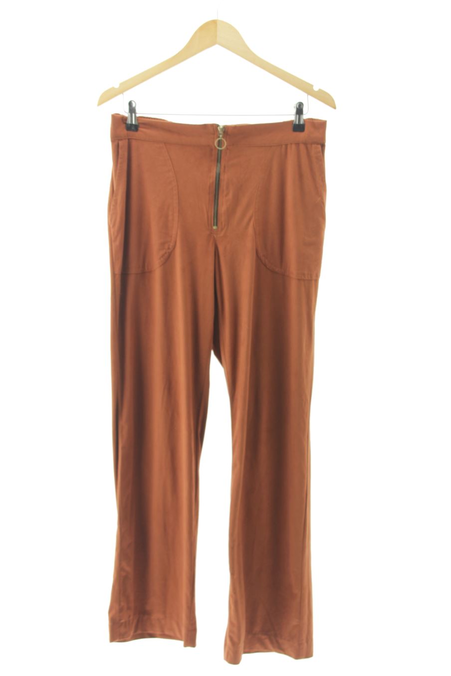 Pantalon Casual OCTOBER de la taille M, de couleur marron