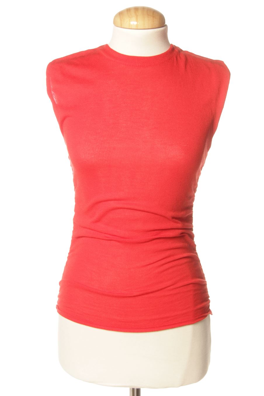 Top Zara de la taille XS, de couleur rouge