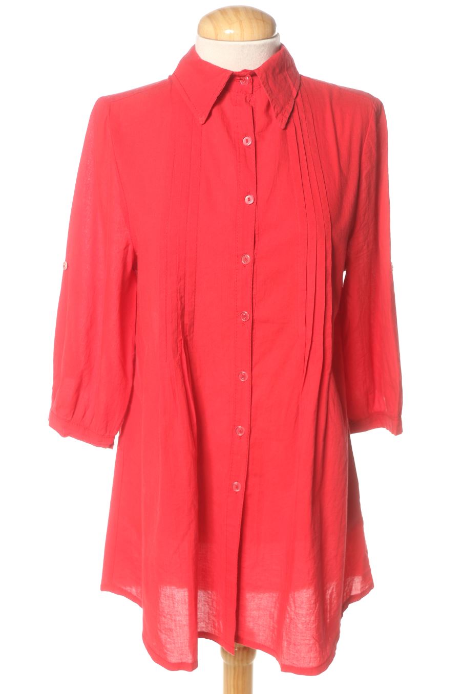 Chemise New Saks Woman de la taille 40, de couleur rouge