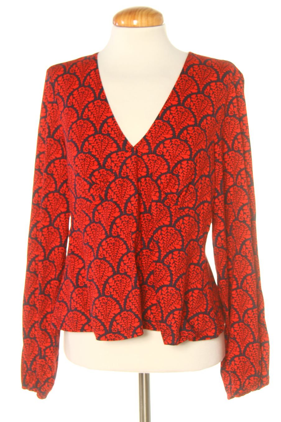 Langärmelige Bluse von Boden Größe 38, Farbe Aufdruck, für