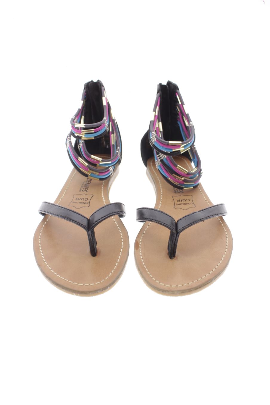 Sandalias planas de Les Tropeziennes de la talla 38, de color negro de