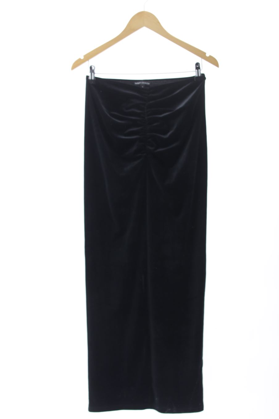 Aufwändiger Rock von River island Größe 36, Farbe Schwarz, aus Samt für