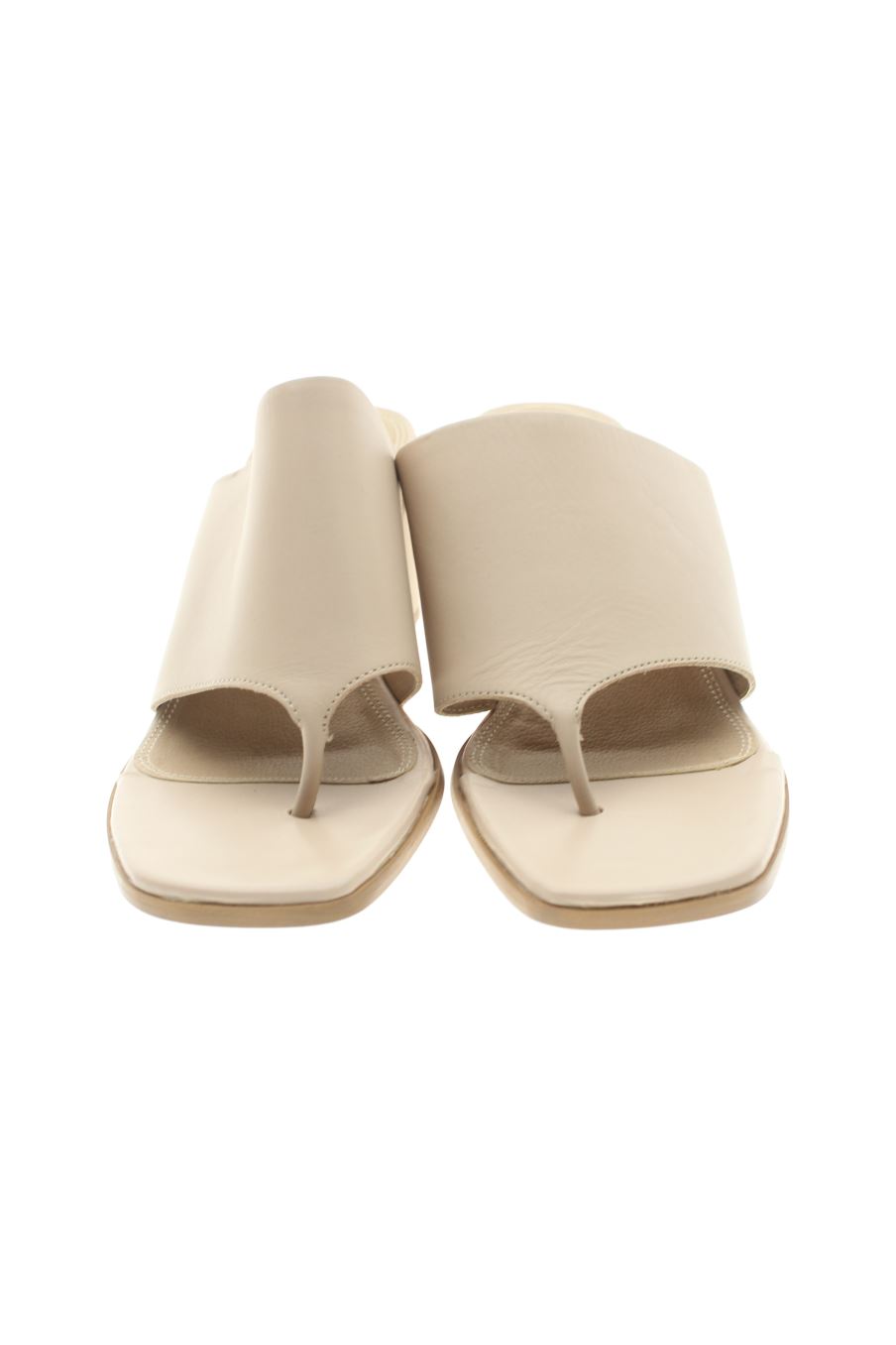 Sandalias tacon de ASOS de la talla 39, de color beige de