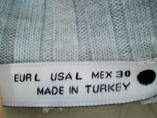 Jupe Zara de la taille L, de couleur bleu