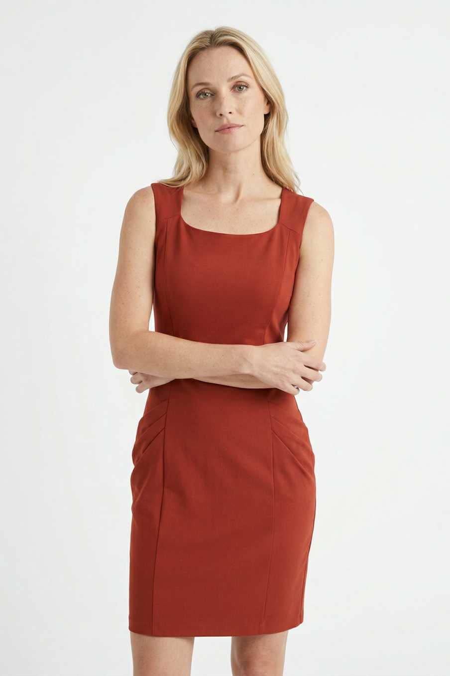Vestito casual de La Petite Parisienne de la talla S, de color bordeaux