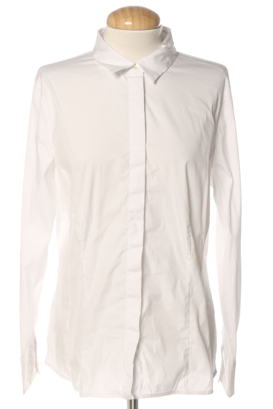 Camicia de Massimo Dutti de la talla 44, de color bianco