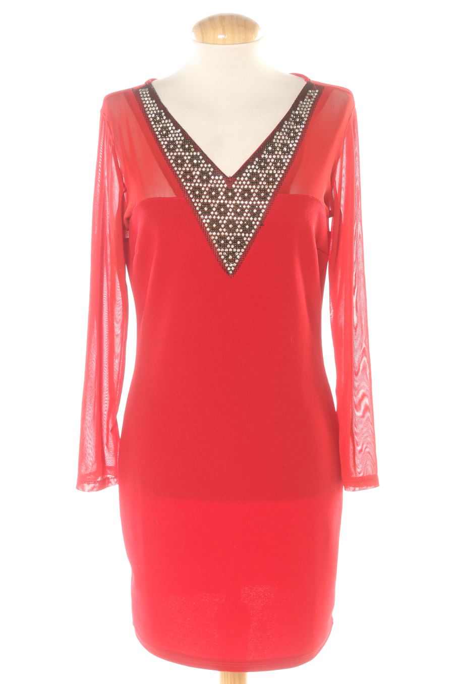 Einfaches Kleid von PERCENTIL Größe S, Farbe Rot, für