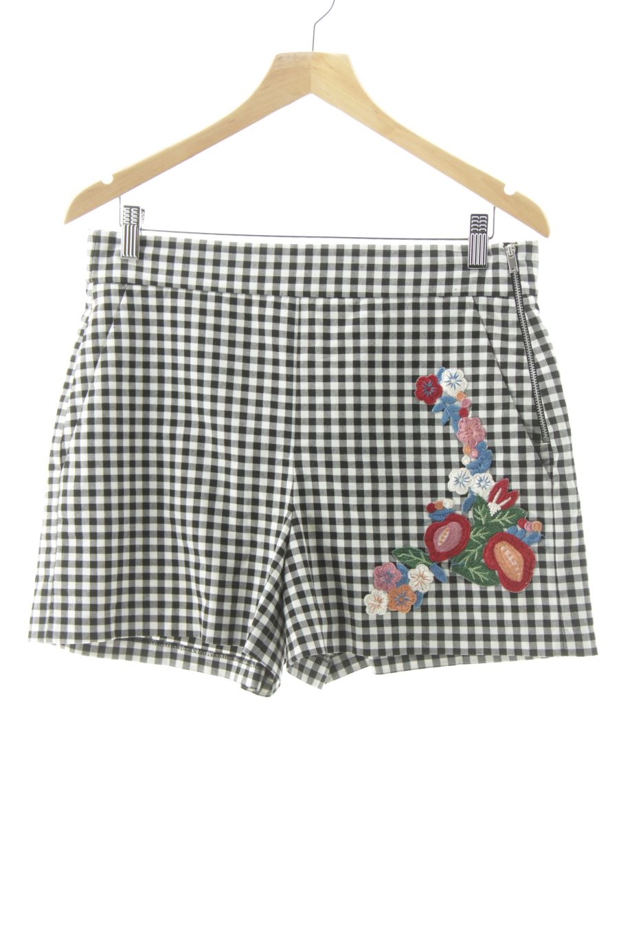 Kurze Hose von Zara Größe L, Farbe Kariert, für