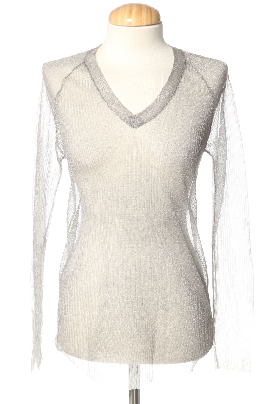 Blusa de manga larga de BIMBA Y LOLA de la talla S, de color gris