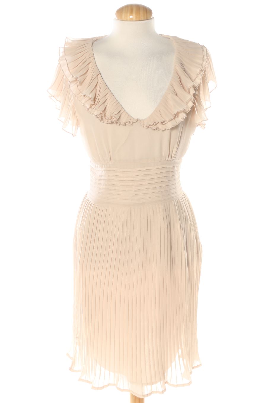 Robe casual Pins and needles de la taille S, de couleur beige