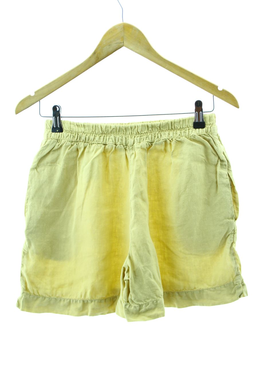 Pantalón corto de alter de la talla S, de color beige