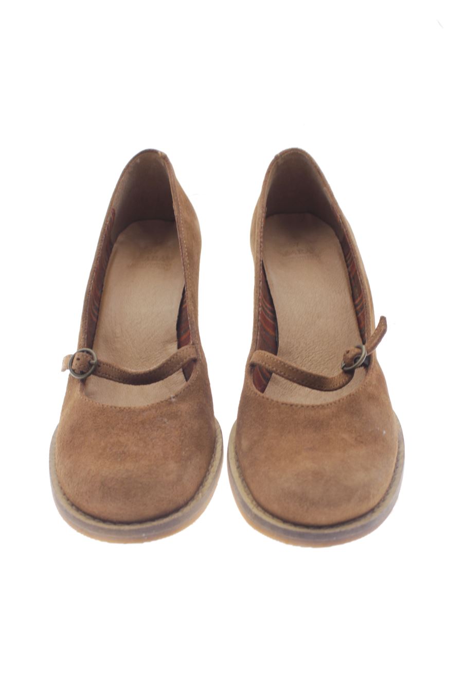 Zapatos de tacon de Zara de la talla 37, de color marrón de
