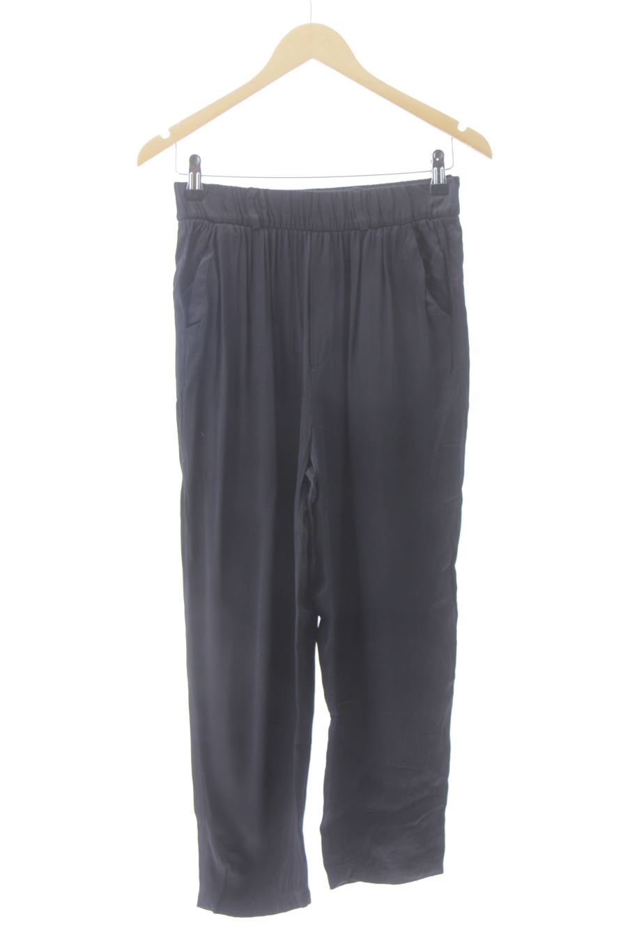 Pantaloni casual de Zara de la talla S, de color nero