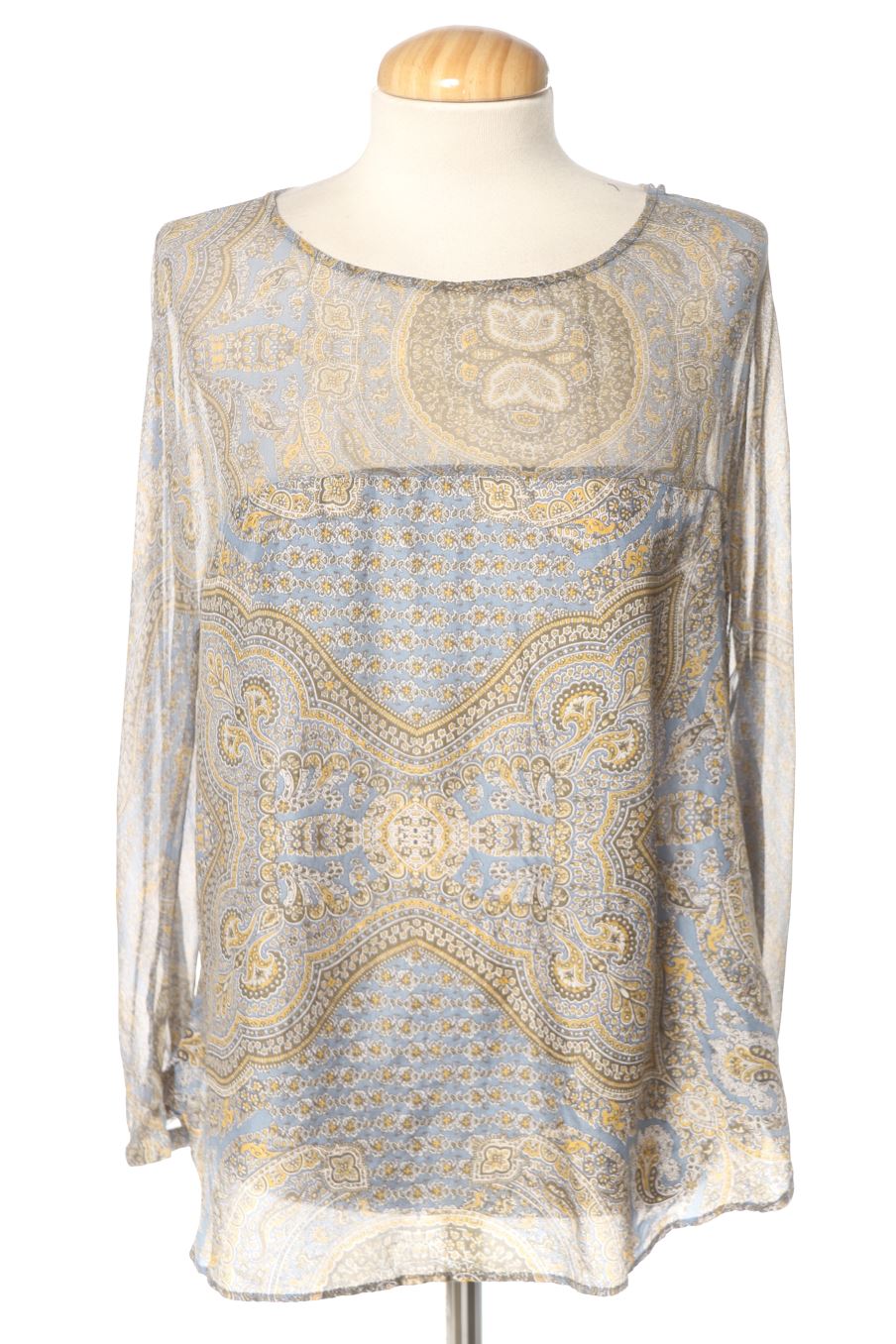 Blusa a maniche lunghe de Massimo Dutti de la talla 42, de color stampato