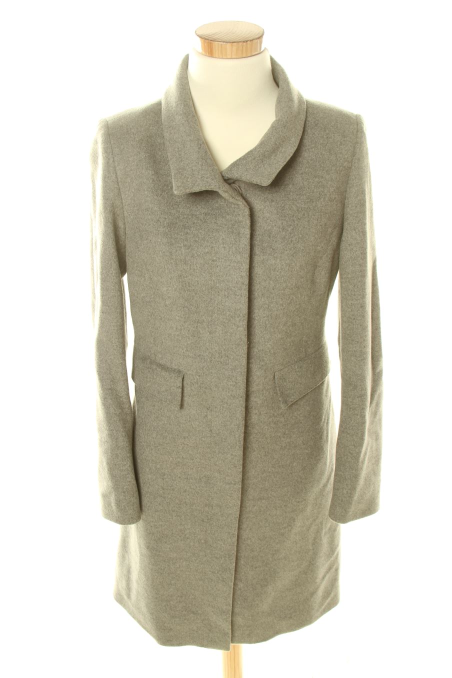MANTEAU ÉPAULETTES DOUX - Marron | France