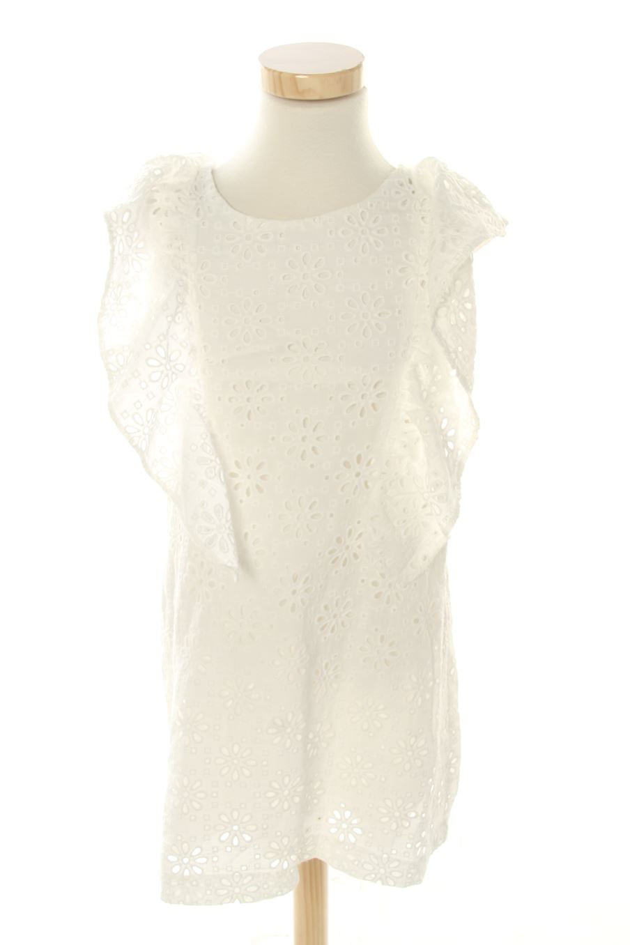 Robe Fille NEXT Taille 13 Ans - Couleur Verte - Sans Manches - Occasion Très Bon État