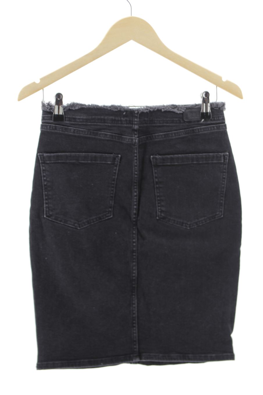 Jupe Pull & Bear de la taille M, de couleur noir de denim