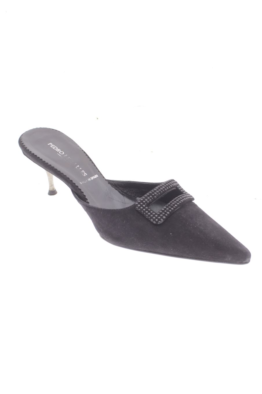 Sandalias tacon de Pedro Miralles de la talla 37, de color negro de