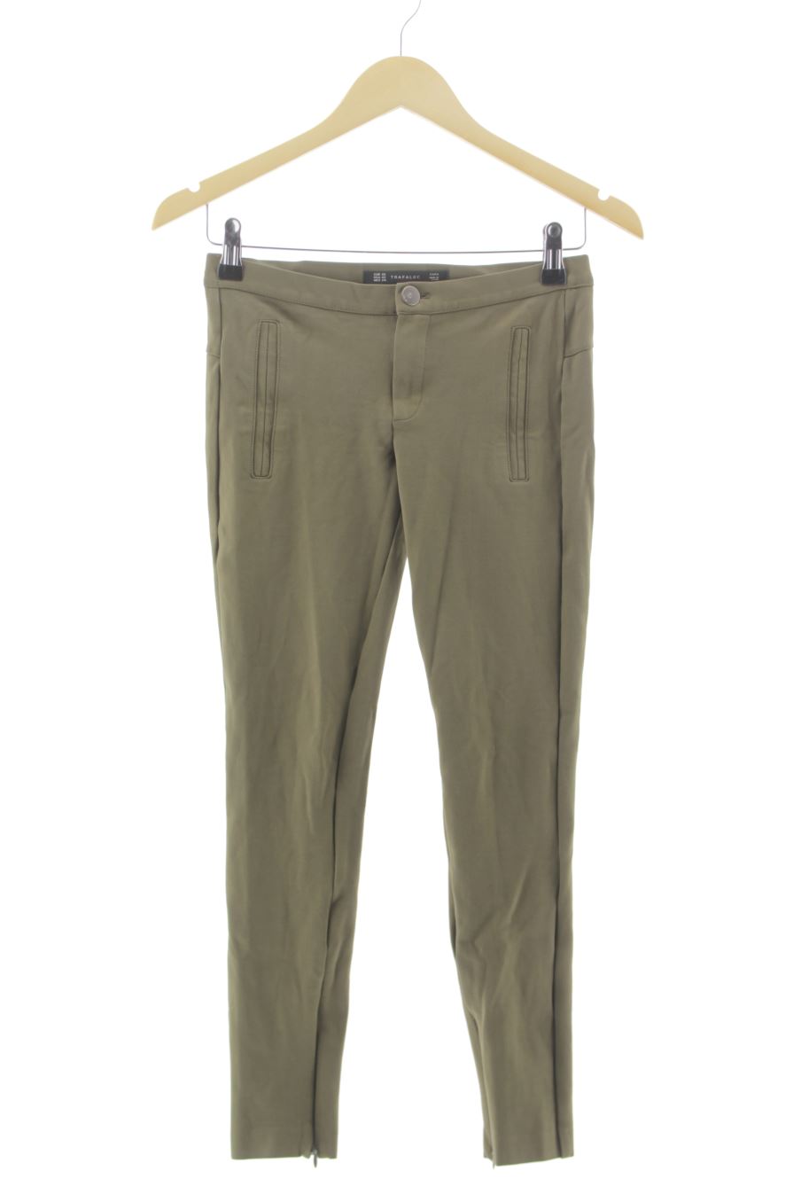 Pantalon Zara de la taille XS, de couleur vert