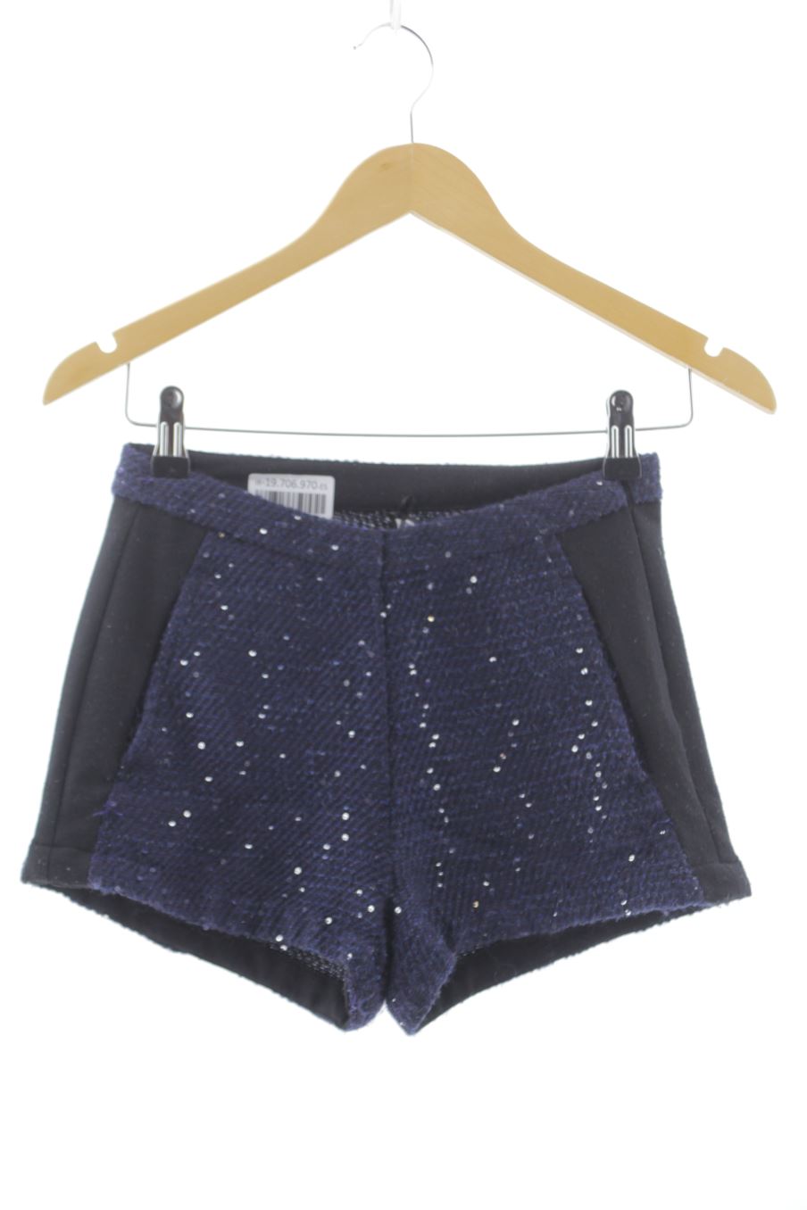 Pantalón corto de Stradivarius de la talla 34, de color azul marino