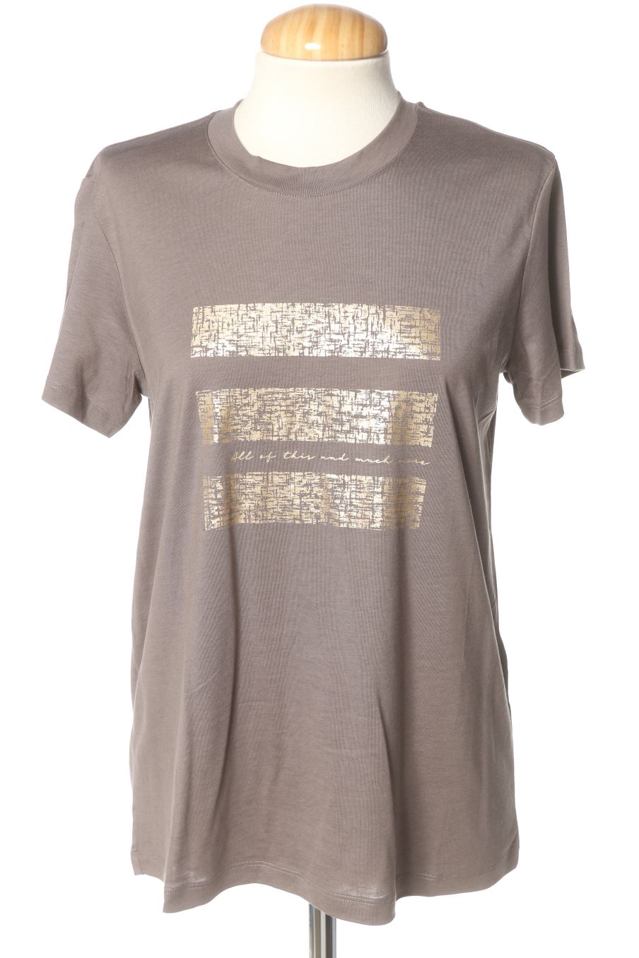 Camiseta de Massimo Dutti de la talla XS, de color gris