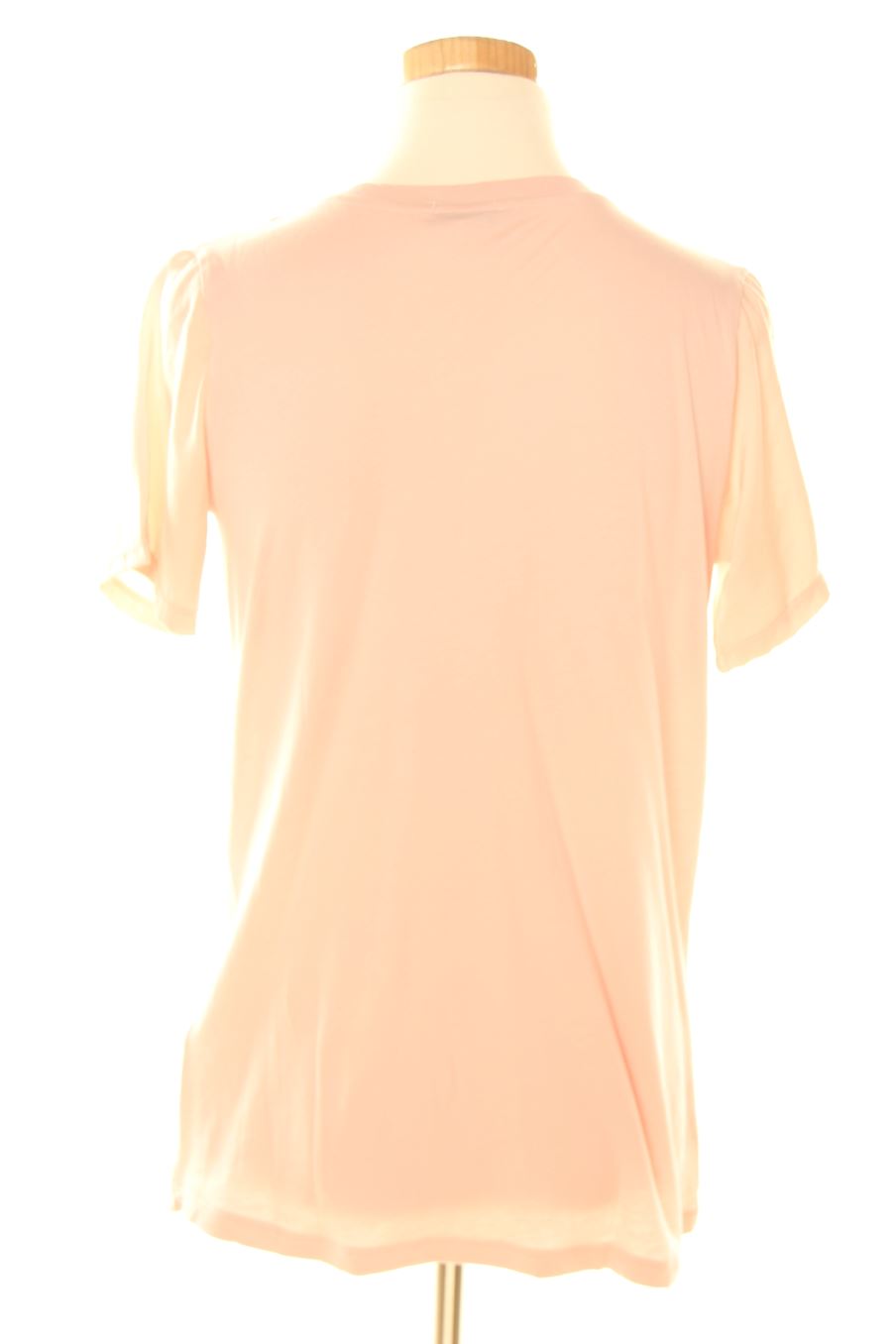 Blusa de manga corta de Zara de la talla S, de color rosa
