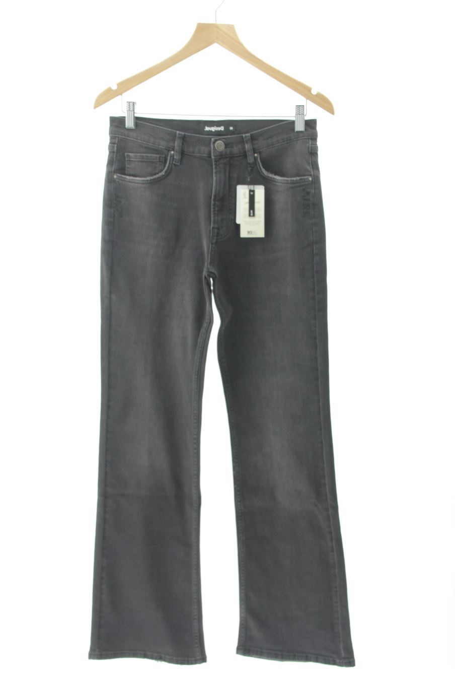 Jeans de Desigual de la talla 38, de color grigio