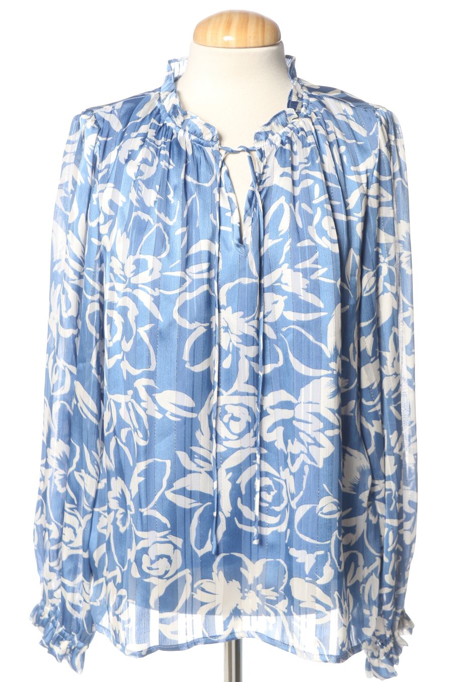 Blusa a maniche lunghe de YCOO de la talla L, de color blu
