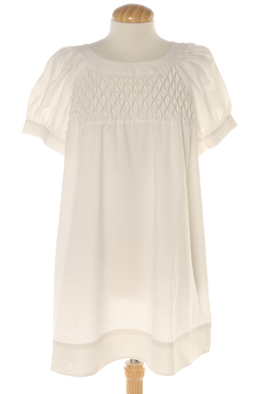 Kurzärmelige Bluse von Adolfo Dominguez Größe 44, Farbe Weiss, für