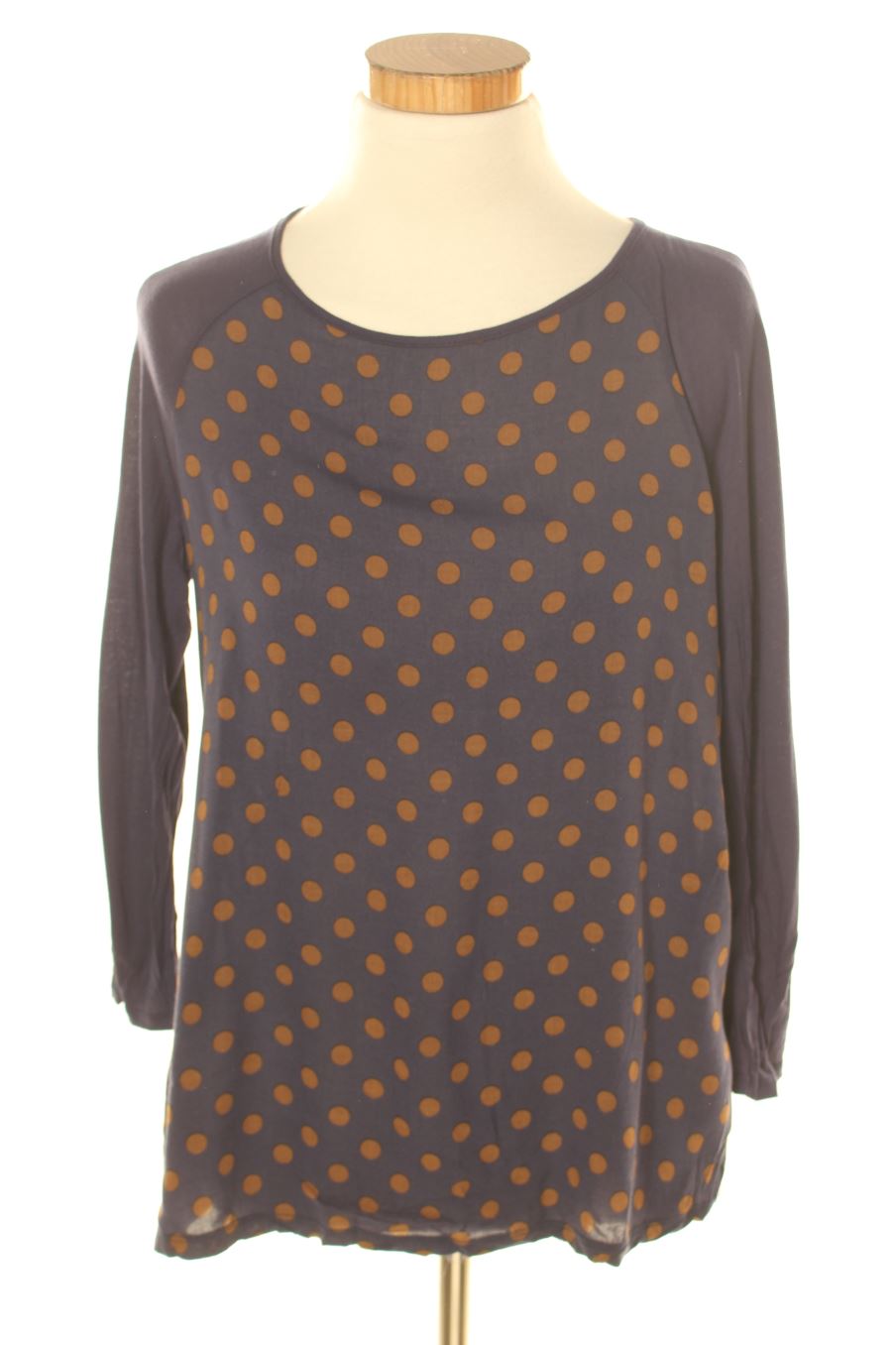 Blouse à manches longues La redoute de la taille 38, de couleur bleu