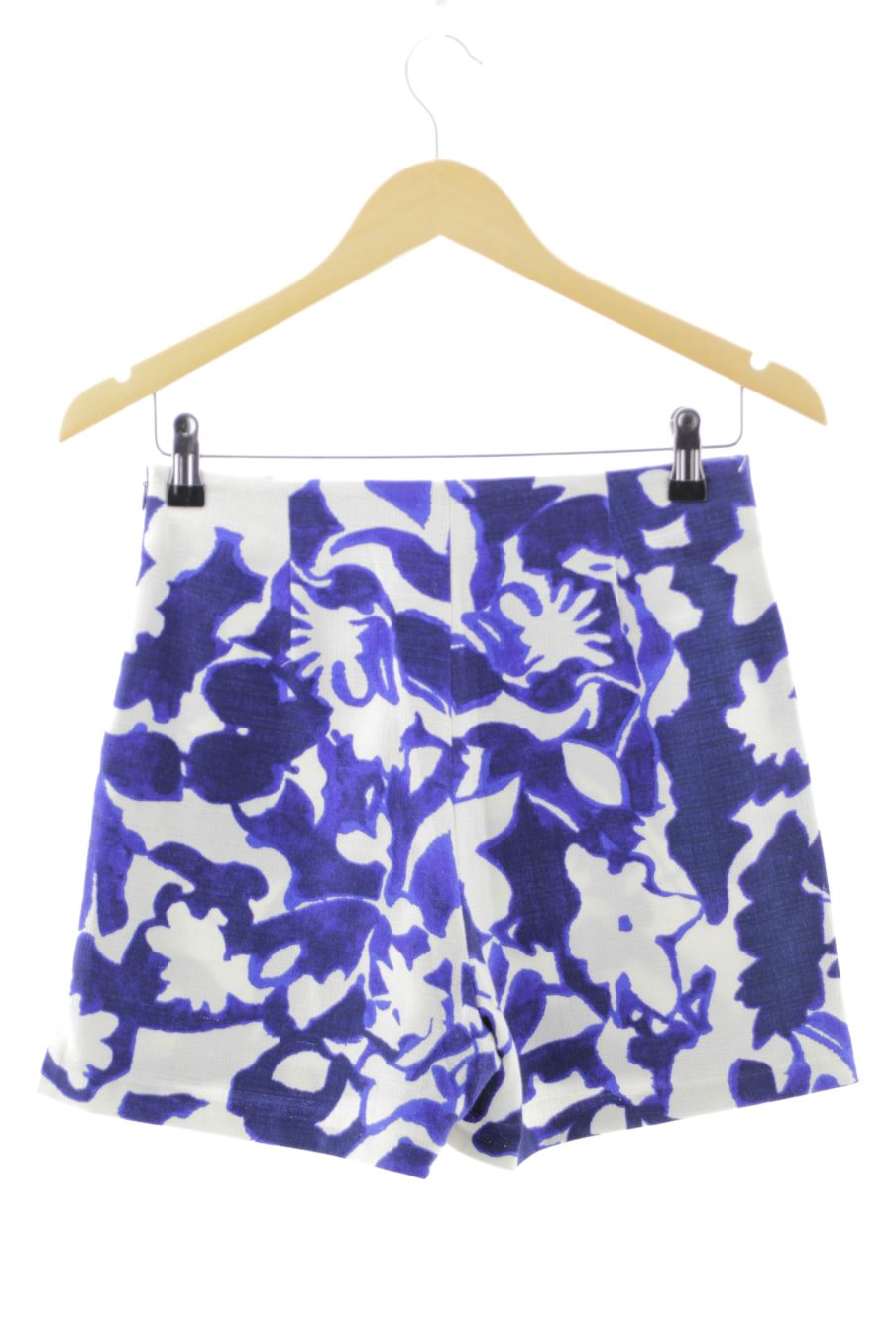 Pantalones cortos de Zara de la talla XS, de color azul
