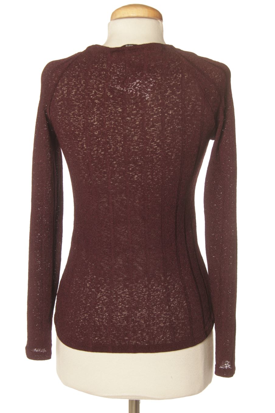 Pull Mango de la taille S, de couleur bordeaux
