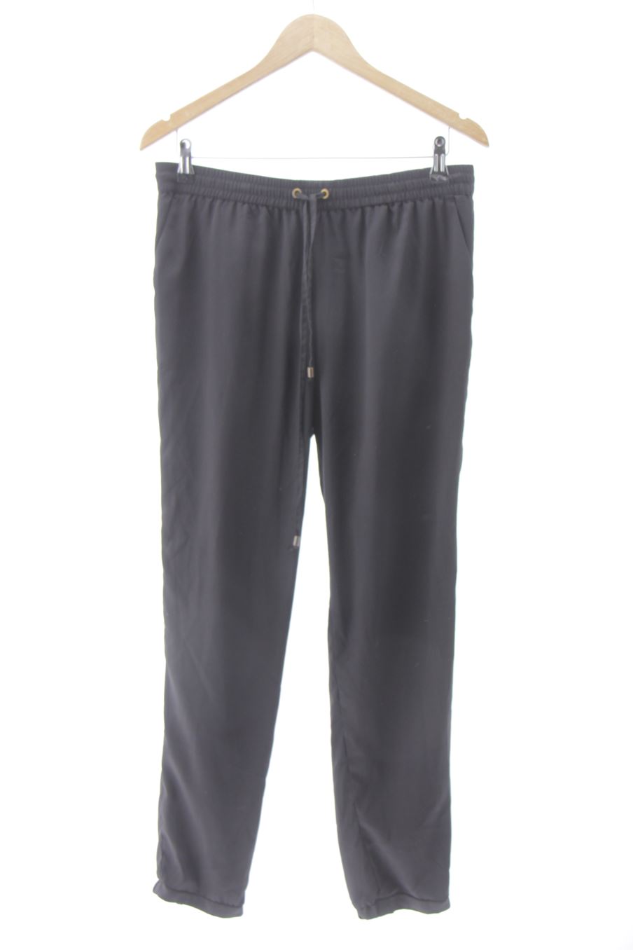 Pantalon Casual Stradivarius de la taille L, de couleur noir