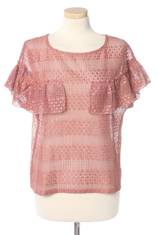 Blusa de manga corta