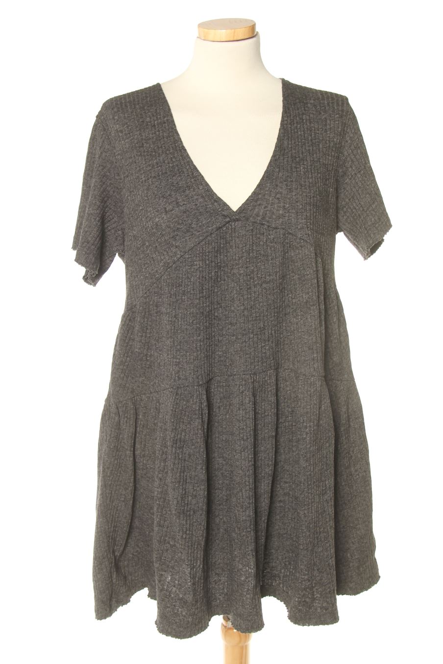 Robe casual Pull & Bear de la taille M, de couleur gris