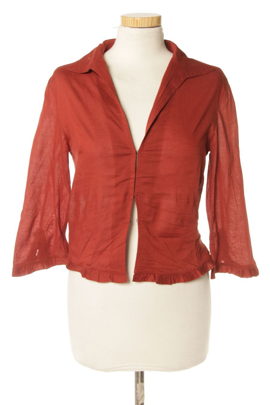 Blouse à manches longues Mango de la taille M, de couleur marron