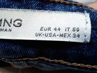 Vaquero de Mango de la talla 44