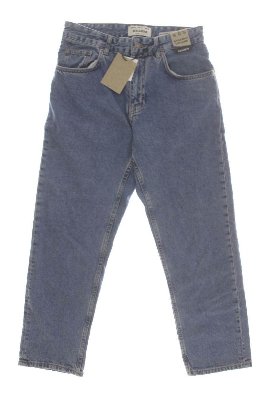Vaqueros de Pull & Bear de la talla 42, de color azul de ropa vaquera